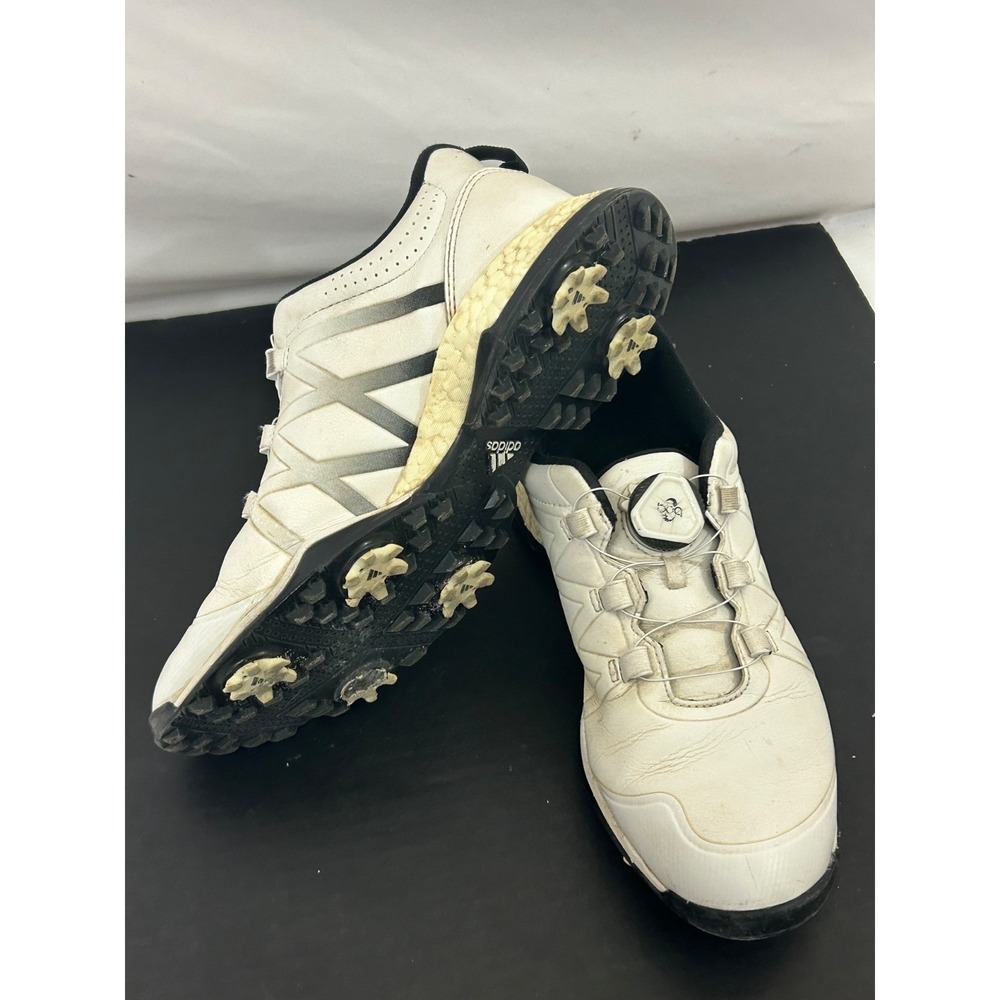 Adidas Boost Endless Energy BOA White Golf Shoes‎ Size 7.5 Mens F33648